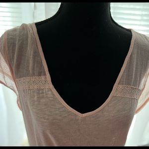 Lucky Brand top size medium pale pink